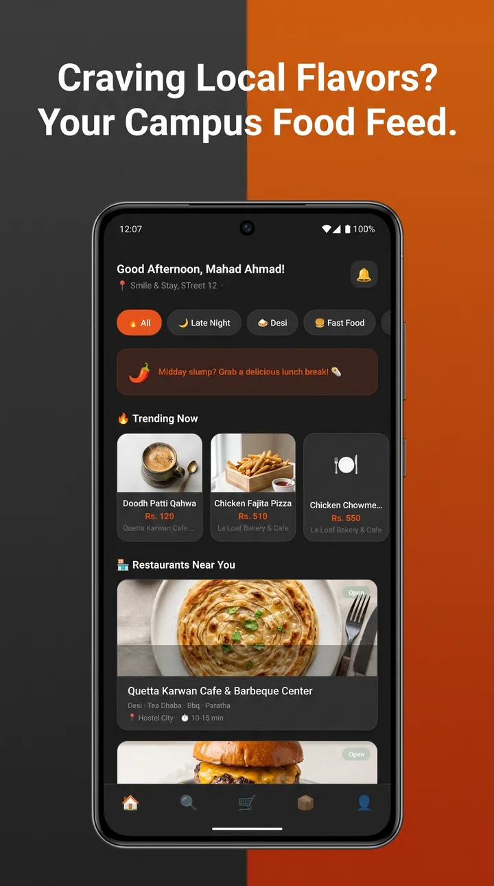 Home feed